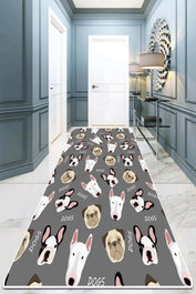 Conceptum Chiens Grey Djt Alfombra Gris 80 x 120 cm
